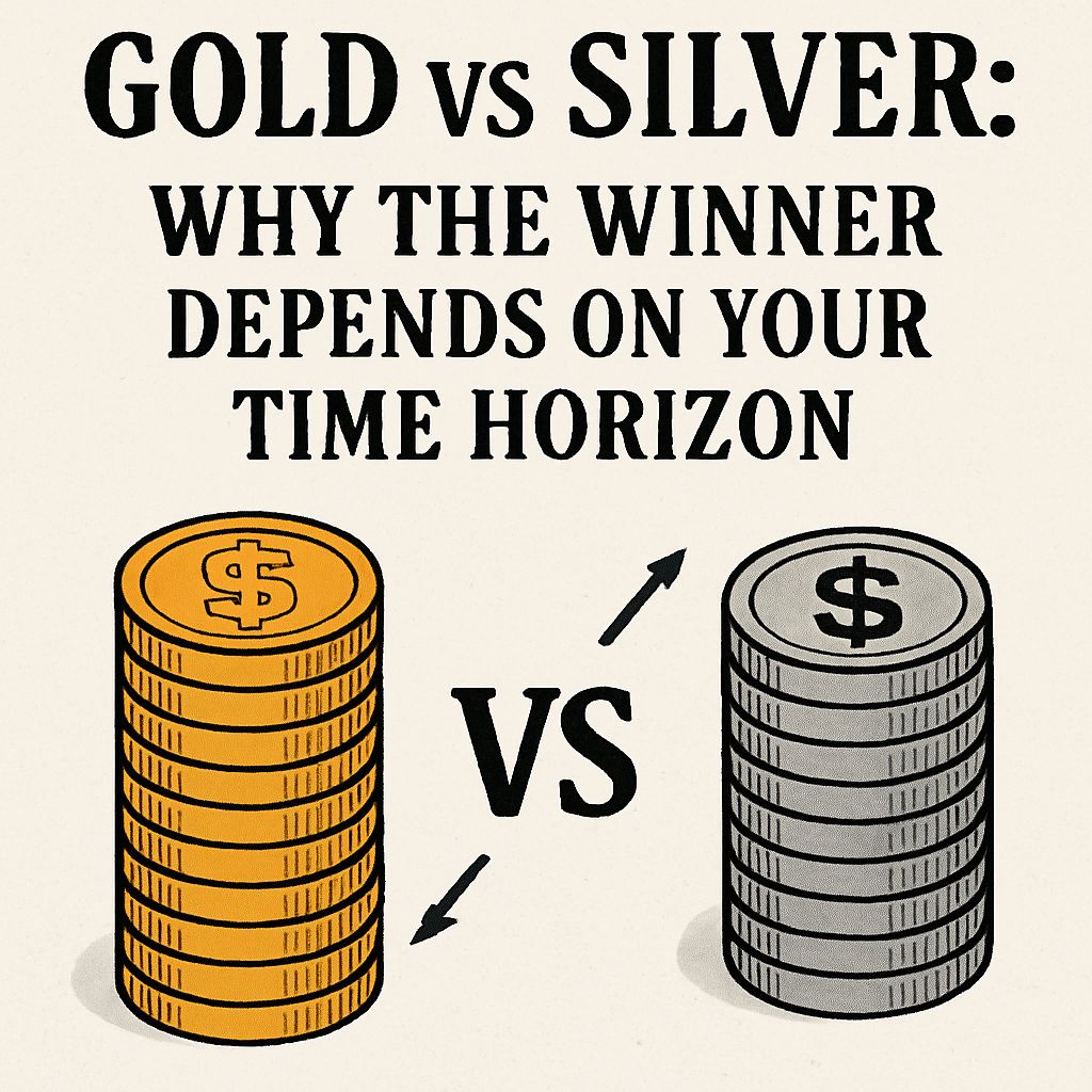Gold vs Silver: Why the Winner Depends on Your Time Horizon